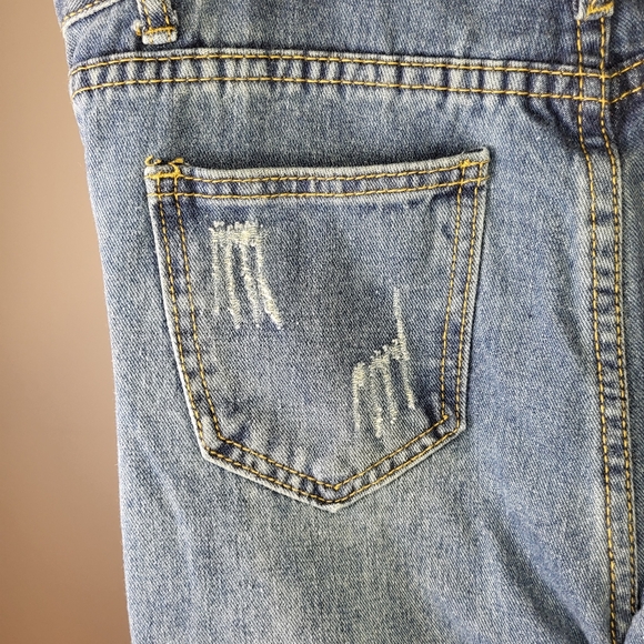 Falmer Heritage Distressed Denim Overalls size Medium - Picture 6 of 9